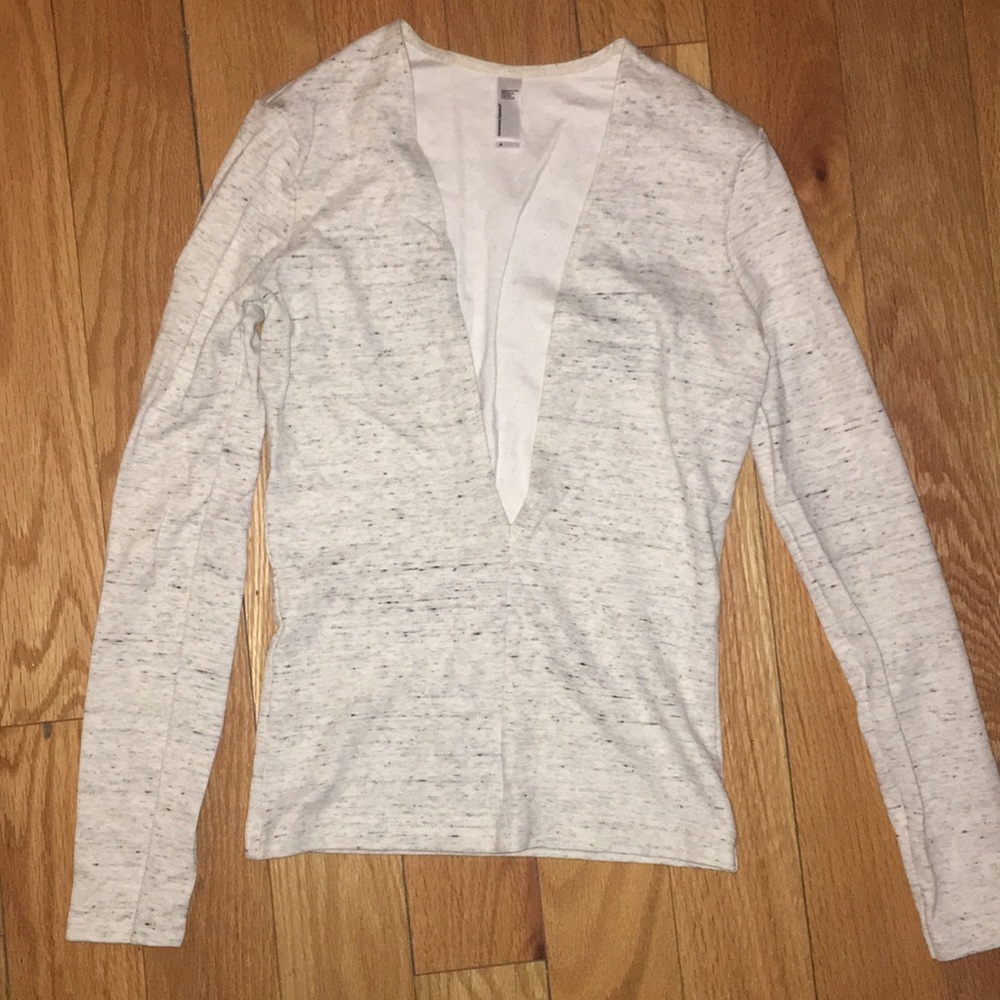 American apparel deep V top